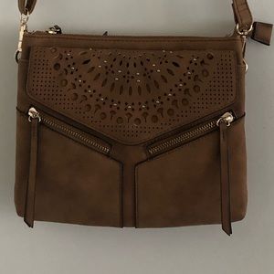 Faux leather purse
